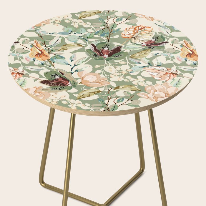 Lush colorful exotic garden B Side Table Gallery Image 2