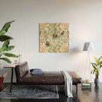 Lush colorful exotic garden B Wood Wall Art Gallery Image 2