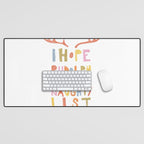 Hope Rudolph Eats The Naughty List Desk Mat Gallery Image 1