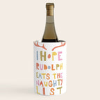 Hope Rudolph Eats The Naughty List Wine Chiller Gallery Image 1