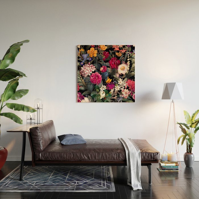 Floral Spice II - Night Wood Wall Art Gallery Image 2