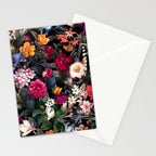 Floral Spice II - Night Stationery Card Gallery Image 2
