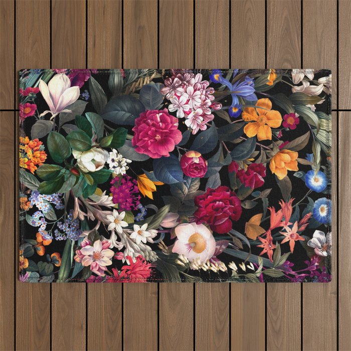 Floral Spice II - Night Outdoor Rug Gallery Image 1