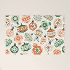 Vintage Ornaments Welcome Mat Gallery Image 1