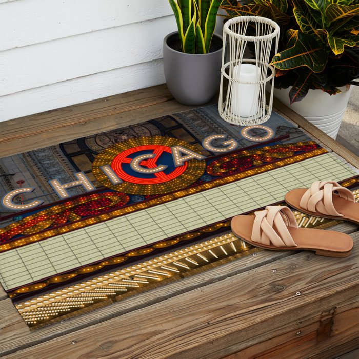 Glowing Chicago Outdoor Rug Gallery Image 2