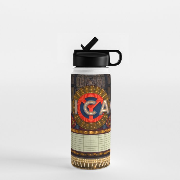 Glowing Chicago Water Bottle Gallery Image 1
