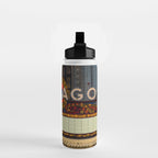 Glowing Chicago Water Bottle Gallery Image 2