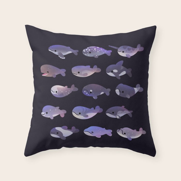 Whale Day Throw Pillow Gallery Image 6