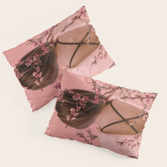 Peach Blossoms of Veria Pillow Sham Gallery Image 3