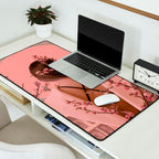 Peach Blossoms of Veria Desk Mat Gallery Image 2