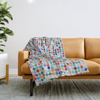 Colossal Polka Daubs Throw Blanket Gallery Image 1
