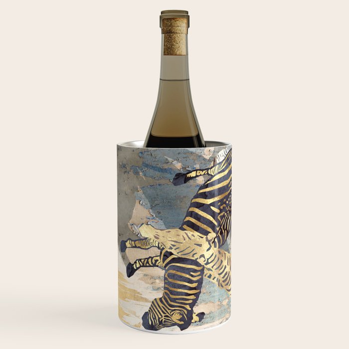 Metallic Zebras Wine Chiller Gallery Image 2