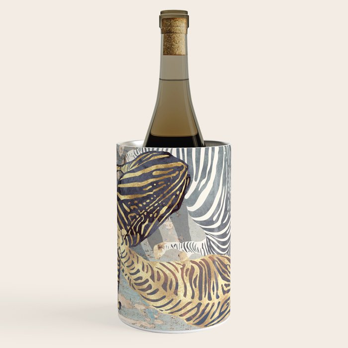 Metallic Zebras Wine Chiller Gallery Image 1