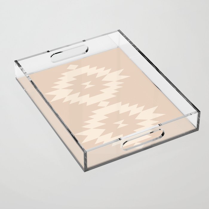Southwestern Minimalism - Neutral Pink Acrylic Tray Gallery Image 1