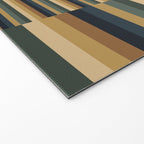 Mixed Stripes Pattern XXV Bold Earthy Welcome Mat Gallery Image 2