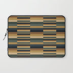 Mixed Stripes Pattern XXV Bold Earthy Laptop Sleeve Gallery Image 1