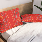 Nativo Red Pillow Sham Gallery Image 2