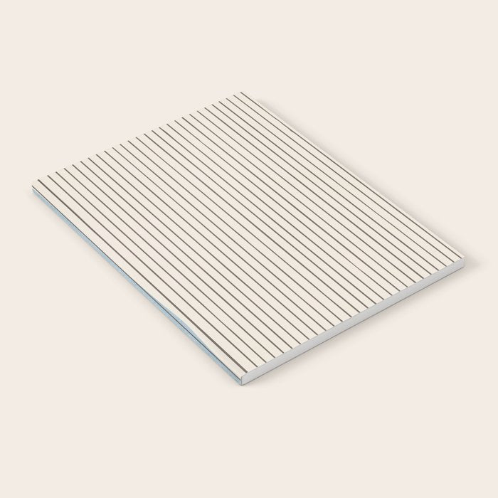 Light Blue Thin Black Lines Minimalism Modern Artwork Notebook Gallery Image 2
