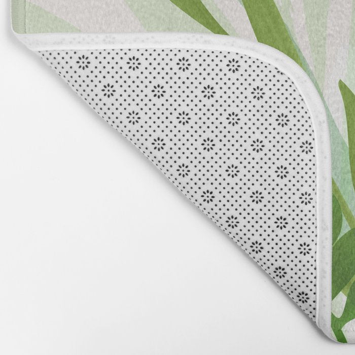 Wild Greenery / Abstract Botanical Series Bath Mat Gallery Image 2
