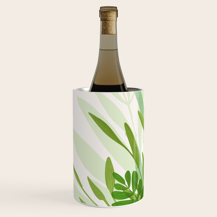 Wild Greenery / Abstract Botanical Series Wine Chiller Gallery Image 2
