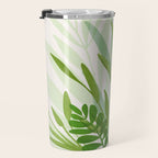 Wild Greenery / Abstract Botanical Series Travel Mug Gallery Image 3
