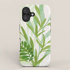Wild Greenery / Abstract Botanical Series iPhone Case Gallery Image 1