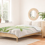 Wild Greenery / Abstract Botanical Series Duvet Cover Gallery Image 2