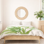 Wild Greenery / Abstract Botanical Series Duvet Cover Gallery Image 3