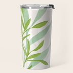 Wild Greenery / Abstract Botanical Series Travel Mug Gallery Image 2