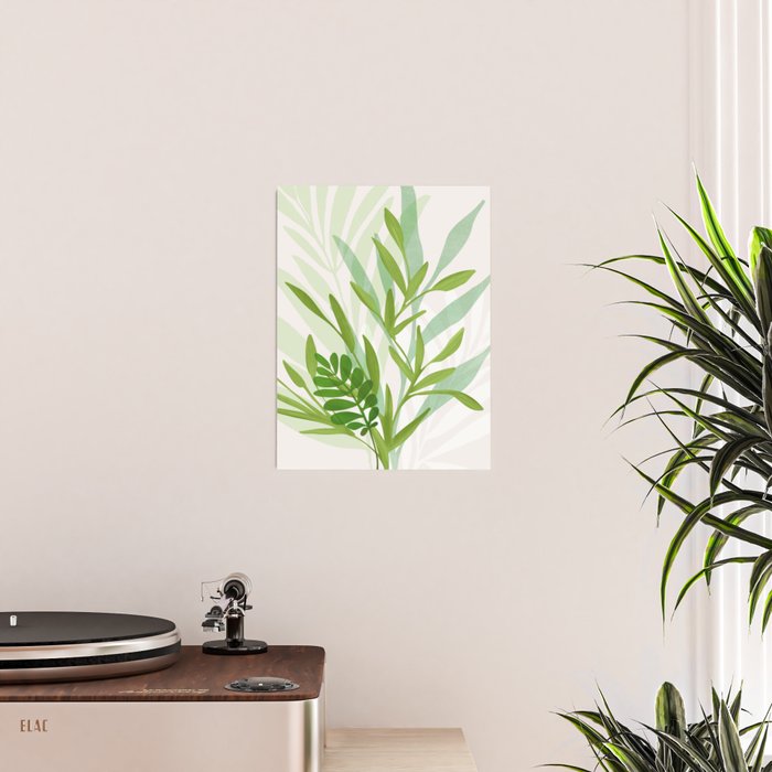 Wild Greenery / Abstract Botanical Series Poster Gallery Image 2