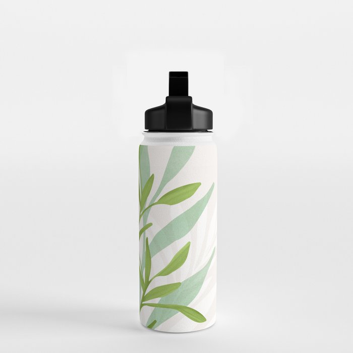 Wild Greenery / Abstract Botanical Series Water Bottle Gallery Image 2