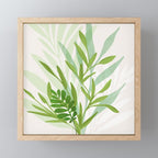 Wild Greenery / Abstract Botanical Series Mini Art Print Gallery Image 1