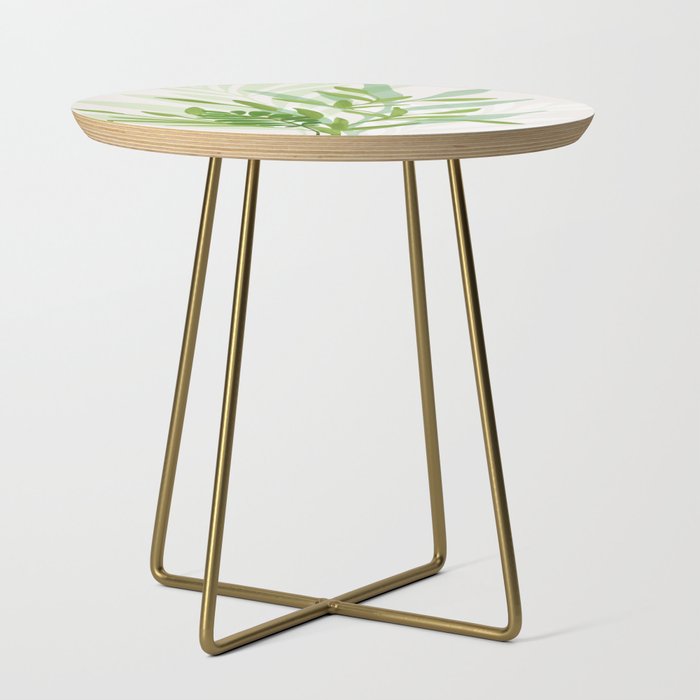 Wild Greenery / Abstract Botanical Series Side Table Gallery Image 1