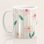 Flowers and stripes Coffee Mug Gallery Image 3