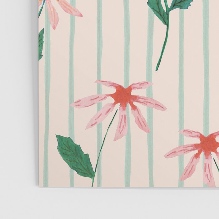 Flowers and stripes Poster Gallery Image 3