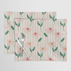 Flowers and stripes Placemat Gallery Image 1