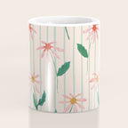 Flowers and stripes Coffee Mug Gallery Image 4