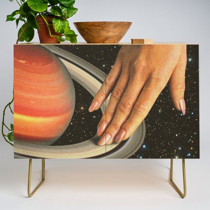 Cosmic Spin - Vinyl Scratch Credenza Gallery Image 1