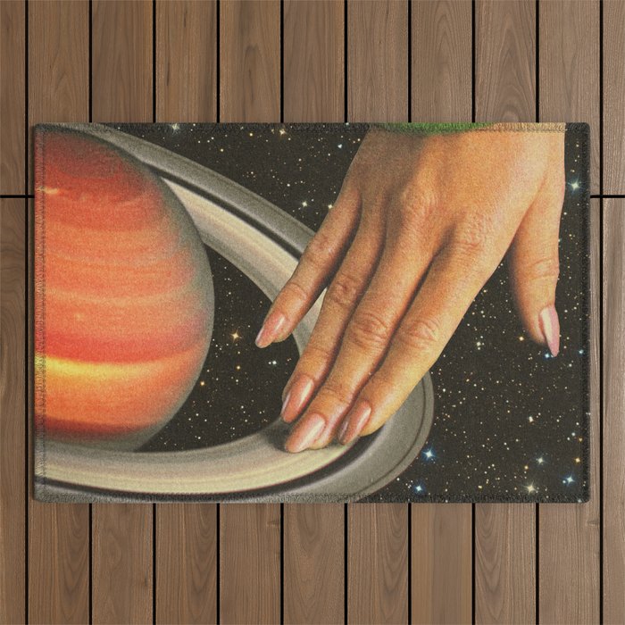 Cosmic Spin - Vinyl Scratch Outdoor Rug Gallery Image 1