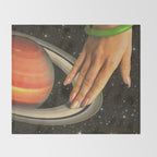 Cosmic Spin - Vinyl Scratch Throw Blanket Gallery Image 2