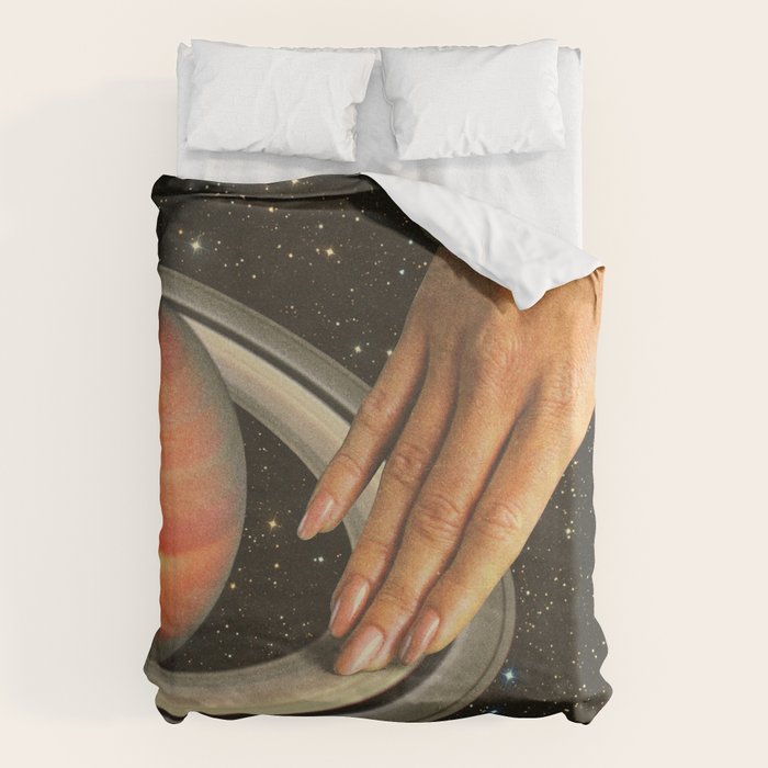 Cosmic Spin - Vinyl Scratch Duvet Cover Gallery Image 6