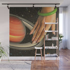 Cosmic Spin - Vinyl Scratch Wall Mural Gallery Image 1