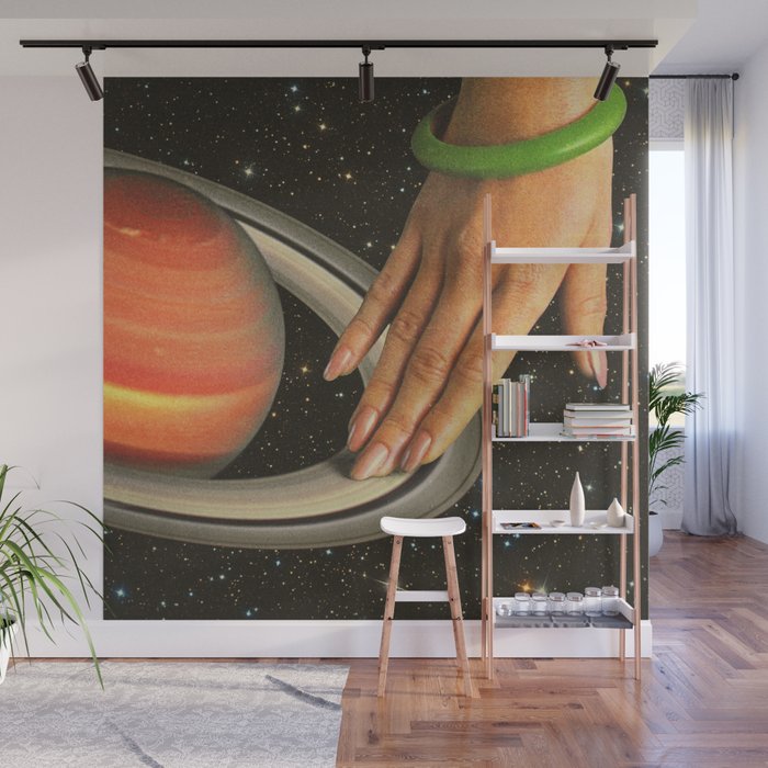 Cosmic Spin - Vinyl Scratch Wall Mural Gallery Image 1