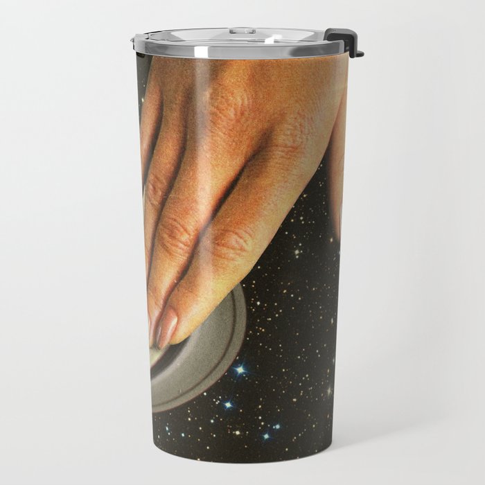 Cosmic Spin - Vinyl Scratch Travel Mug Gallery Image 2