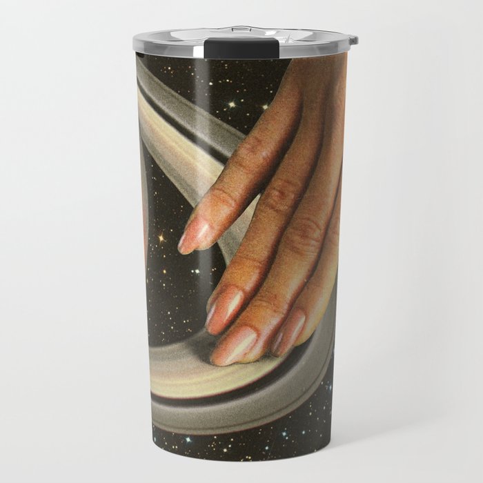 Cosmic Spin - Vinyl Scratch Travel Mug Gallery Image 1