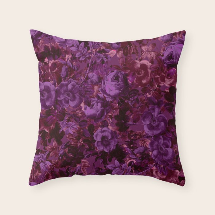 Viva Magenta 18-1750 Pantone's Color of the Year 2023 Throw Pillow Gallery Image 1
