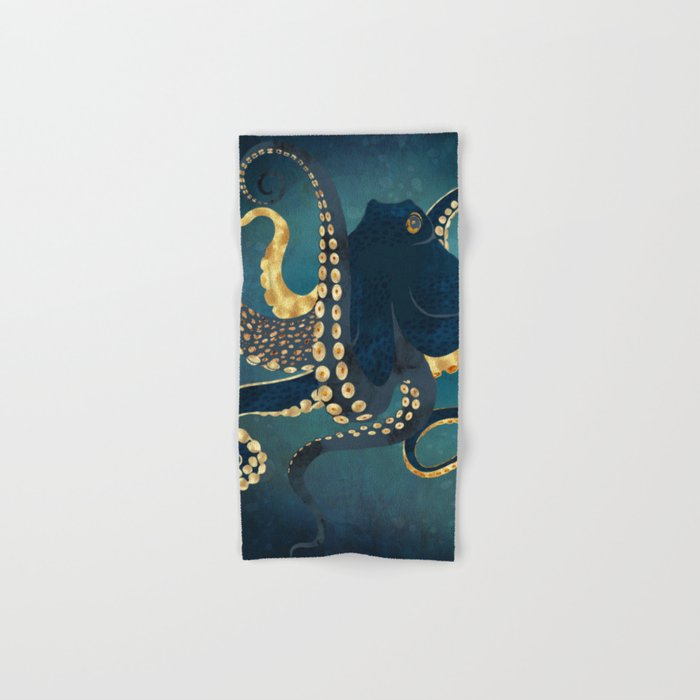 Metallic Octopus IV Bath Towel Gallery Image 1
