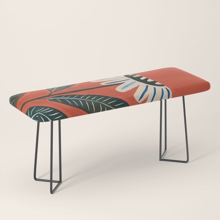 Folk Daisy Botanical Art Bench Gallery Image 1