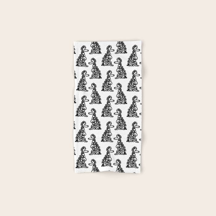Poodle Bath Towel Gallery Image 1