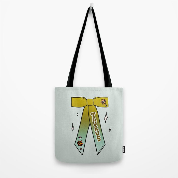 Taurus Bow Tote Bag Gallery Image 2